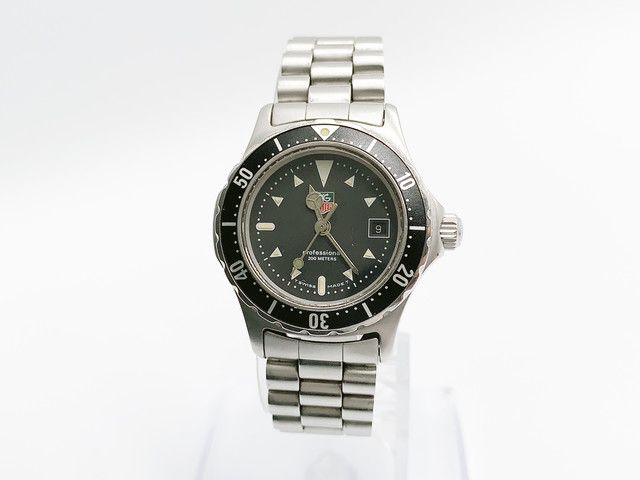 TAG Heuer 2000 Professional 200M 973.008 Quartz, unisex — black dial — photo 2