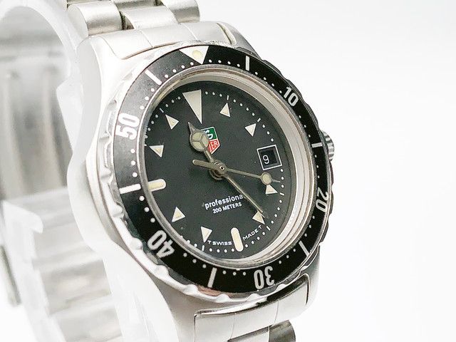 TAG Heuer 2000 Professional 200M 973.008 Quartz, unisex — black dial — photo 8