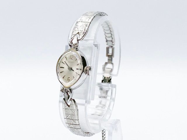 Tissot ladies cocktail watch, hand-wound — silver dial — photo 3