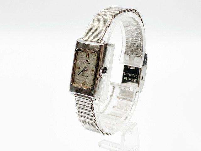 Omega De Ville hand-wound, ladies — silver dial — photo 3