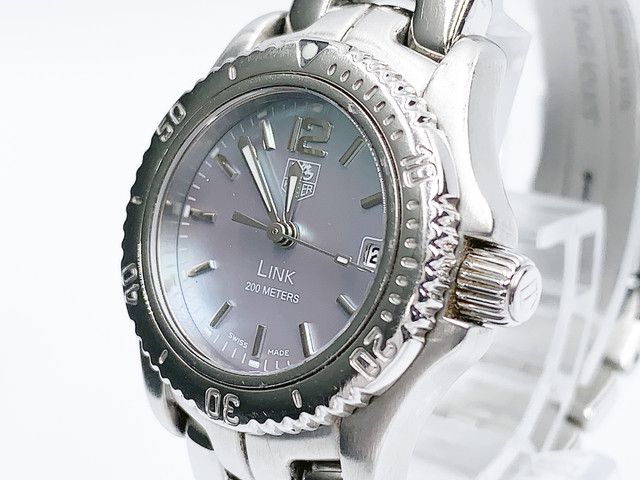 TAG Heuer Link WT141G Quartz, ladies — blue dial — photo 7
