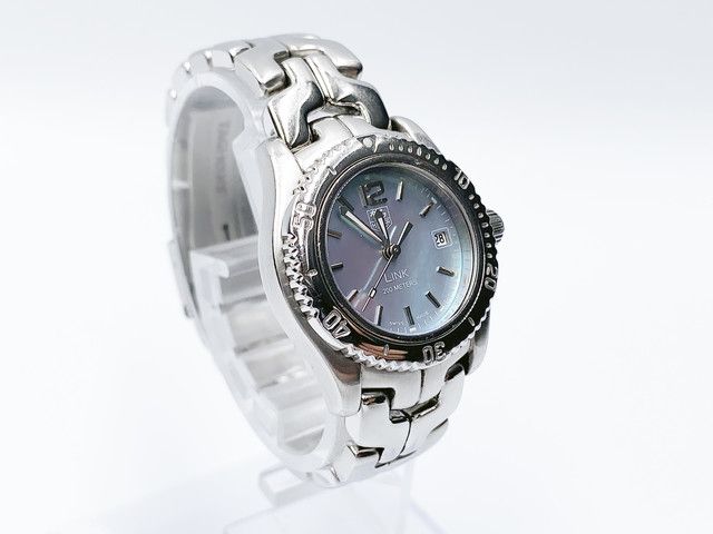 TAG Heuer Link WT141G Quartz, ladies — blue dial — photo 4