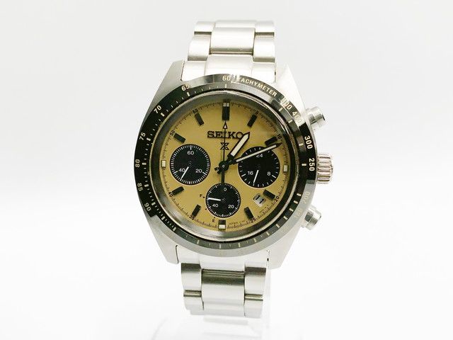 Seiko Prospex V192-0AF0 Solar Chronograph — yellow dial — photo 2