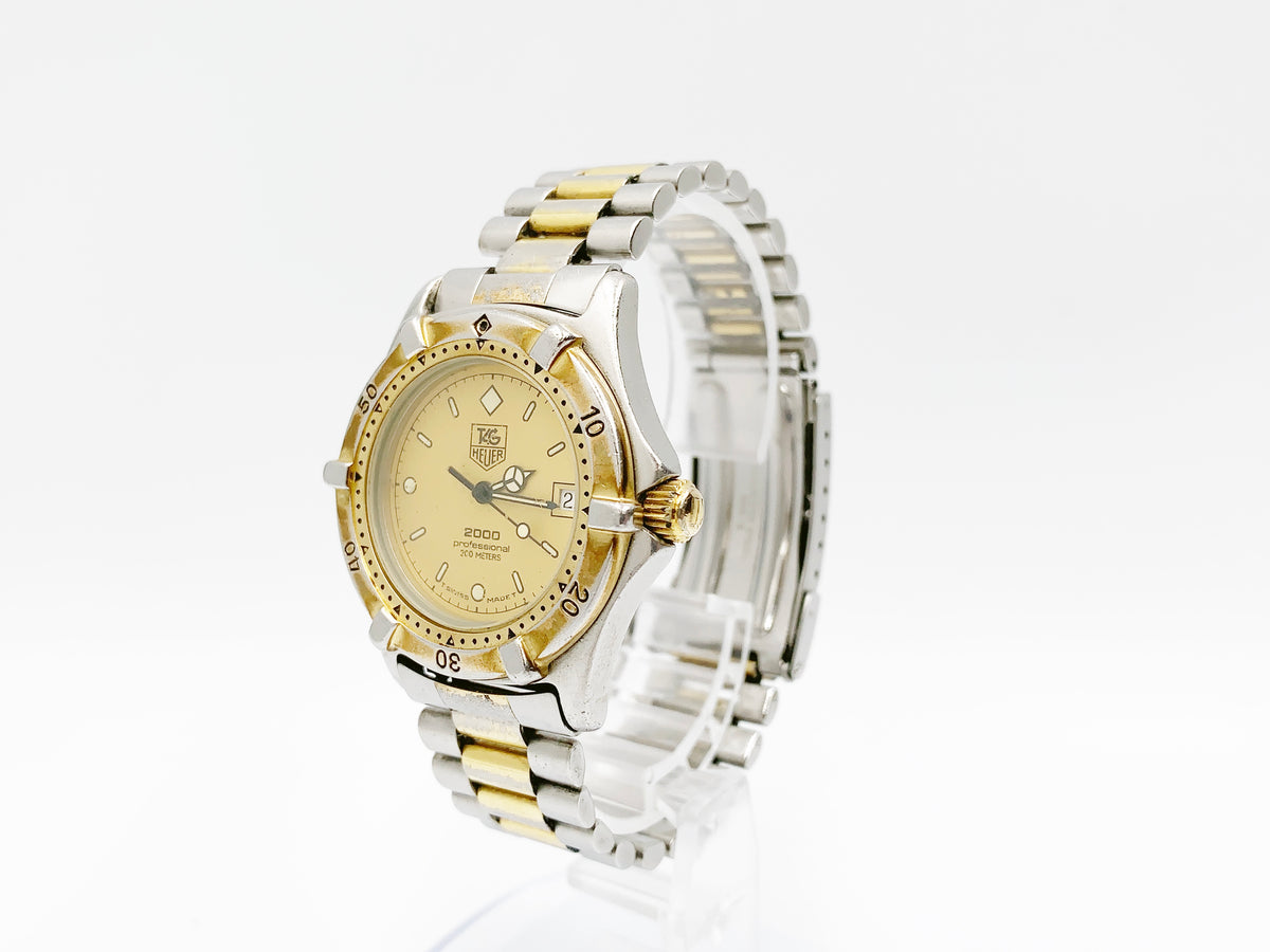 TAG Heuer 2000 Professional 200 Meters 964.013 Quartz — champagne dial