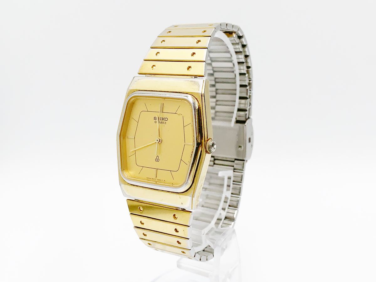 Seiko 6030-5560 Quartz — gold dial