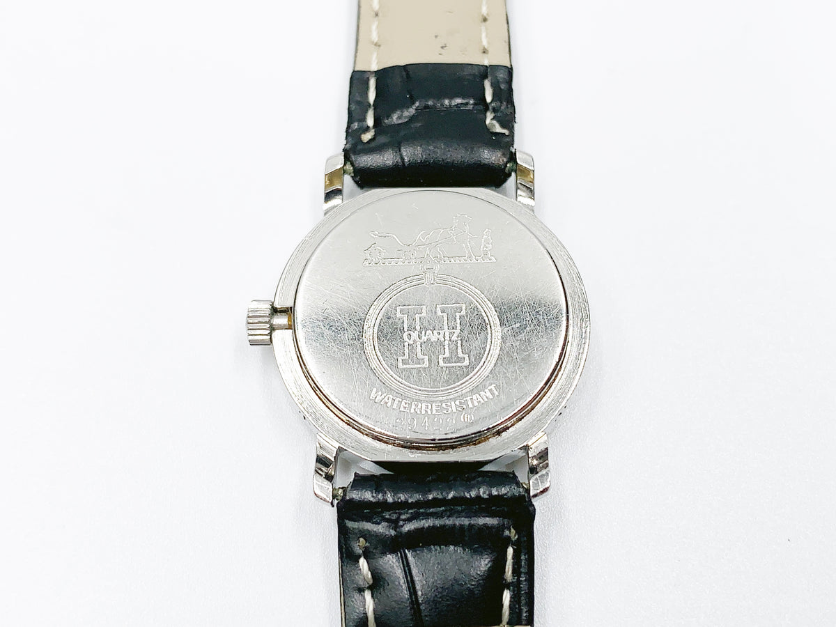 Hermes Clipper Quartz, ladies — white dial