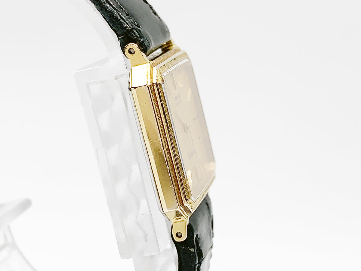 Seiko Exceline 8420-5410 Quartz, ladies — gold dial