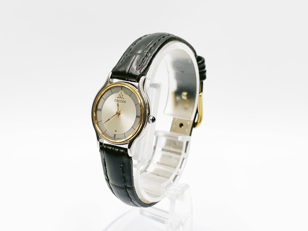 Seiko Credor 8420-0150 Quartz, ladies — champagne dial