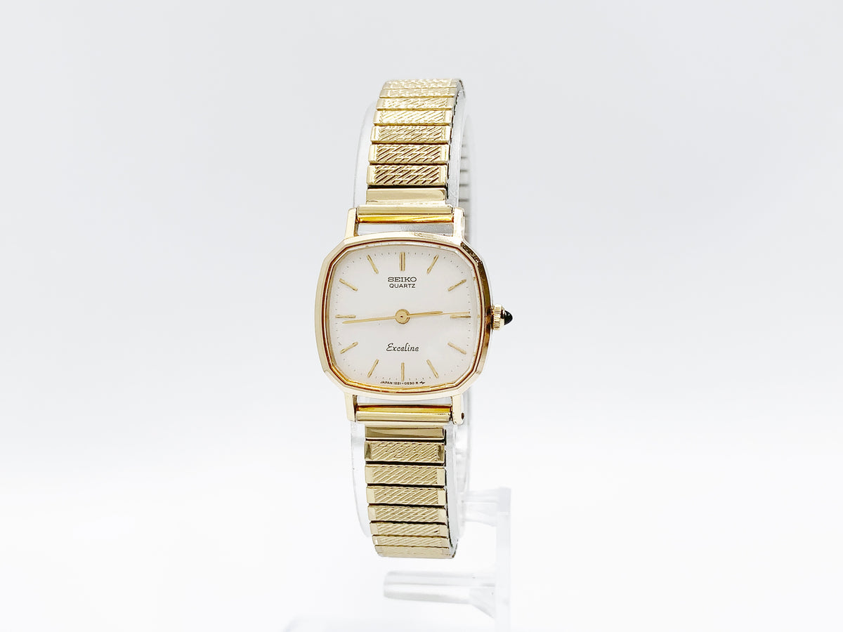 Seiko Exceline 1221-5350 Quartz, ladies — white dial