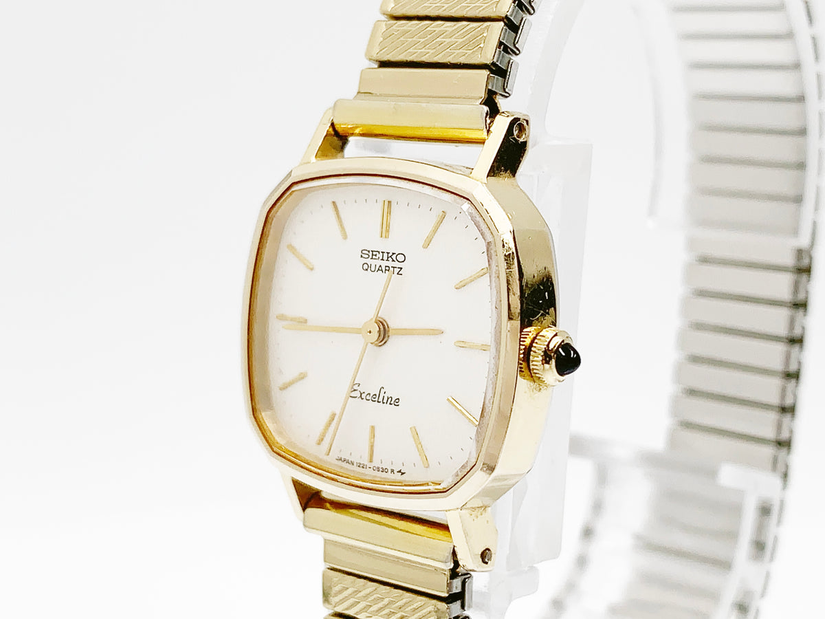 Seiko Exceline 1221-5350 Quartz, ladies — white dial
