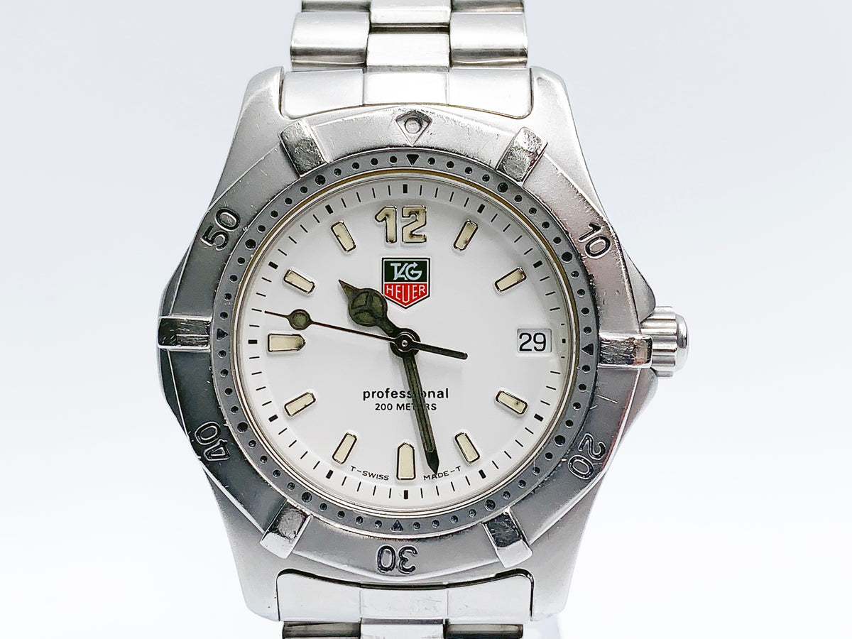 TAG Heuer Professional 2000 WK1211 Quartz — white dial