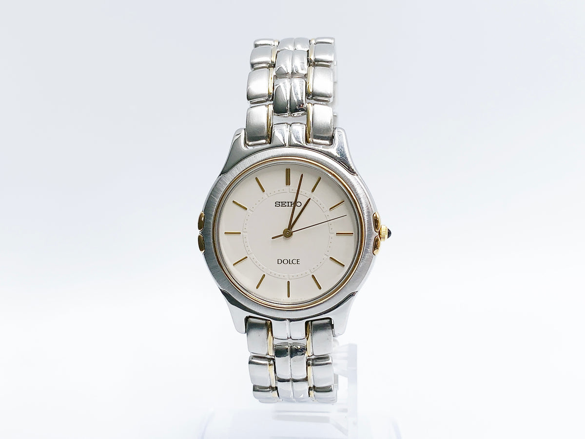Seiko Dolce 8J41-6140 Quartz — white dial