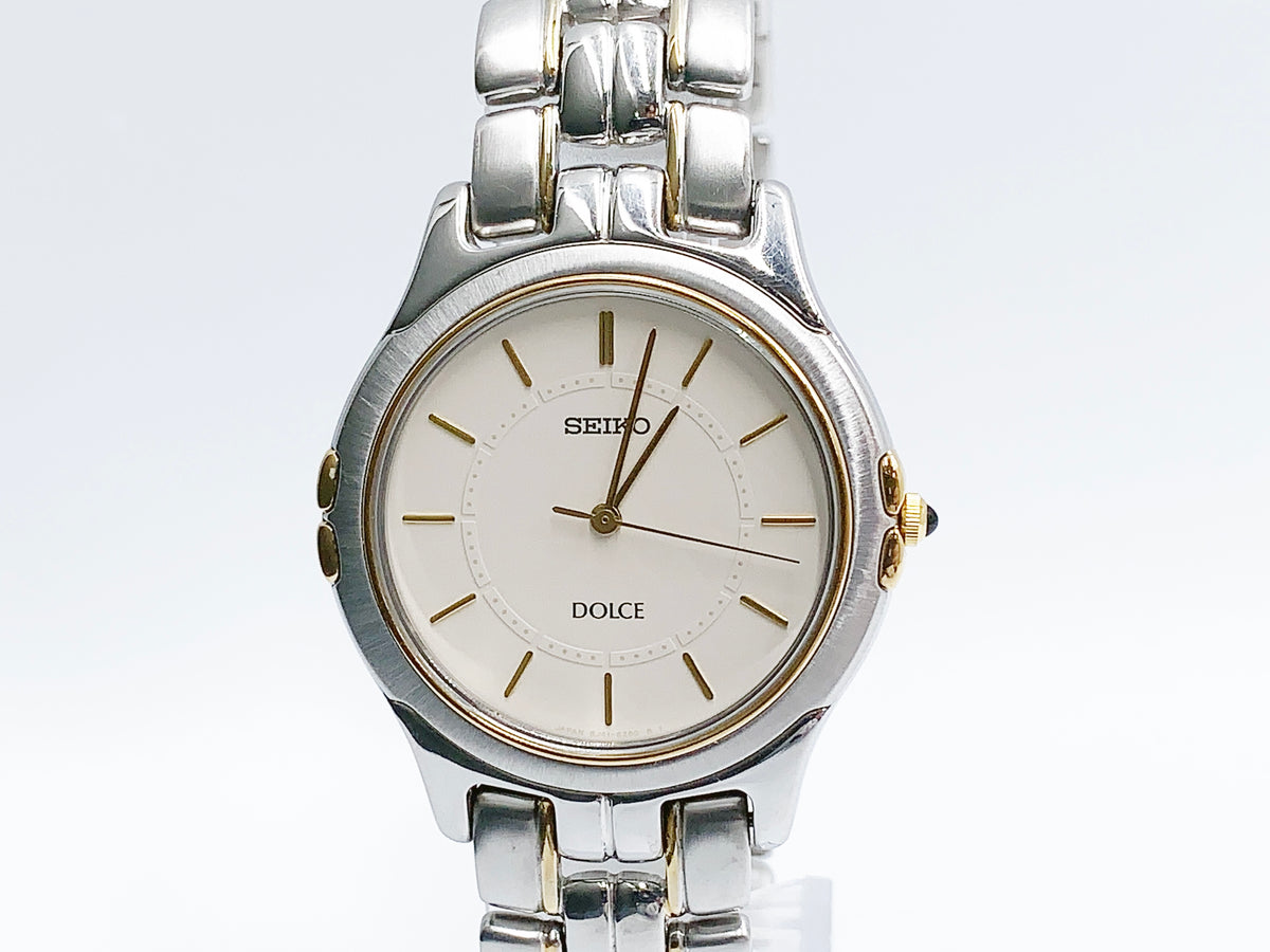 Seiko Dolce 8J41-6140 Quartz — white dial