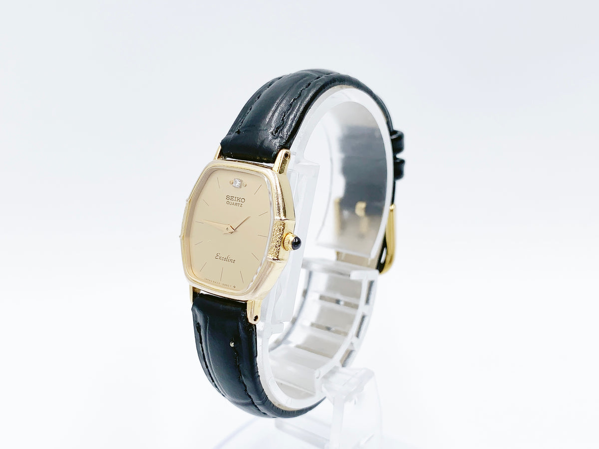 Seiko Exceline 8420-5780 Quartz, ladies — champagne dial