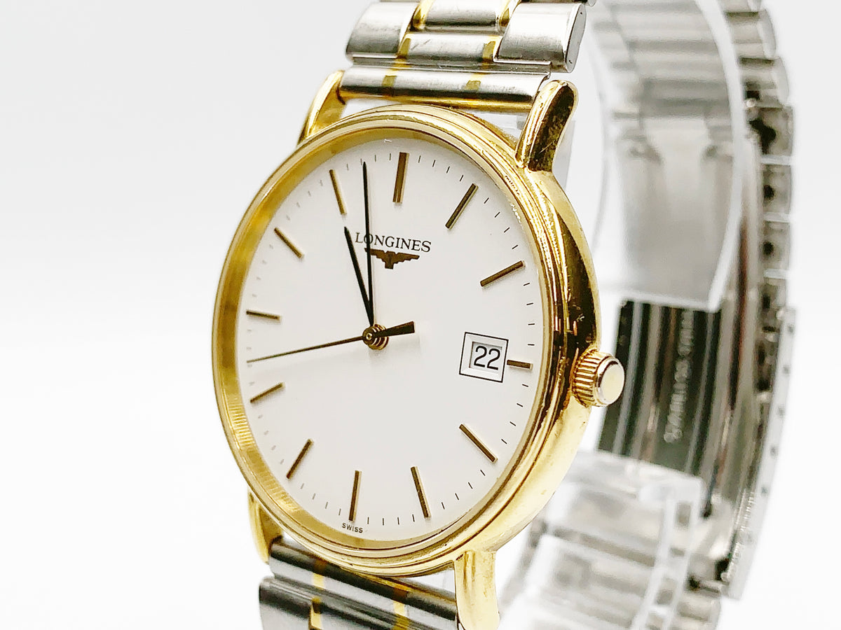 Longines L4.636.2 Quartz — white dial
