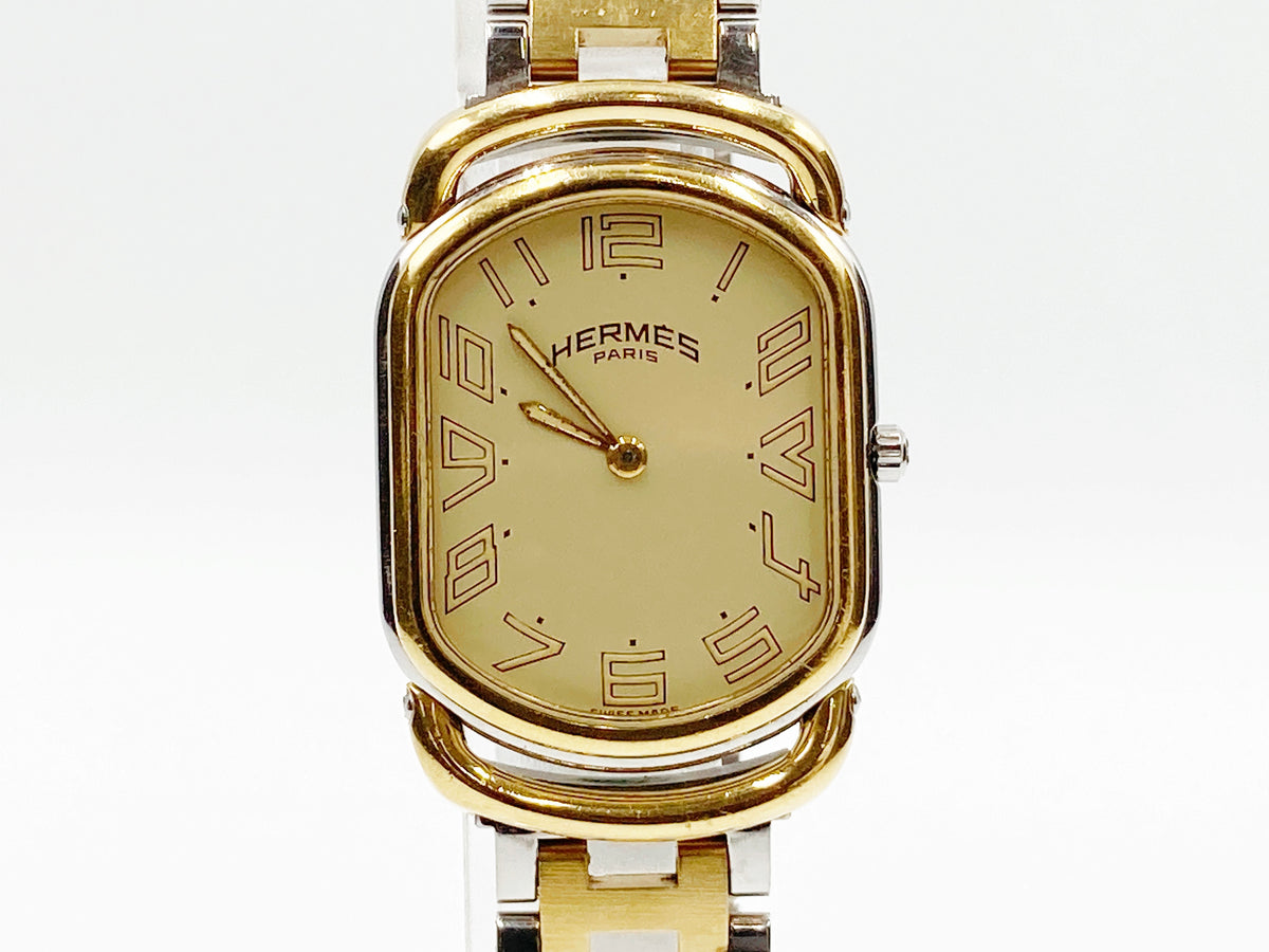 Hermes Rallye Quartz, ladies — champagne dial