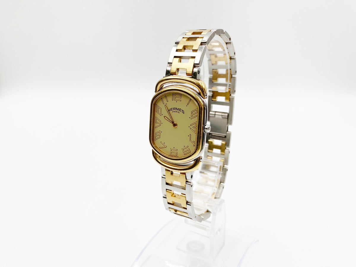 Hermes Rallye Quartz, ladies — champagne dial