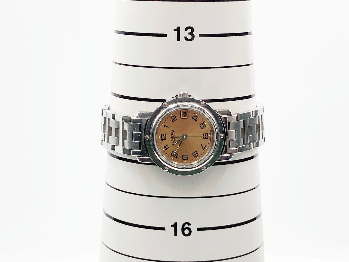 Hermes Clipper CL4.210 Quartz, ladies — champagne dial