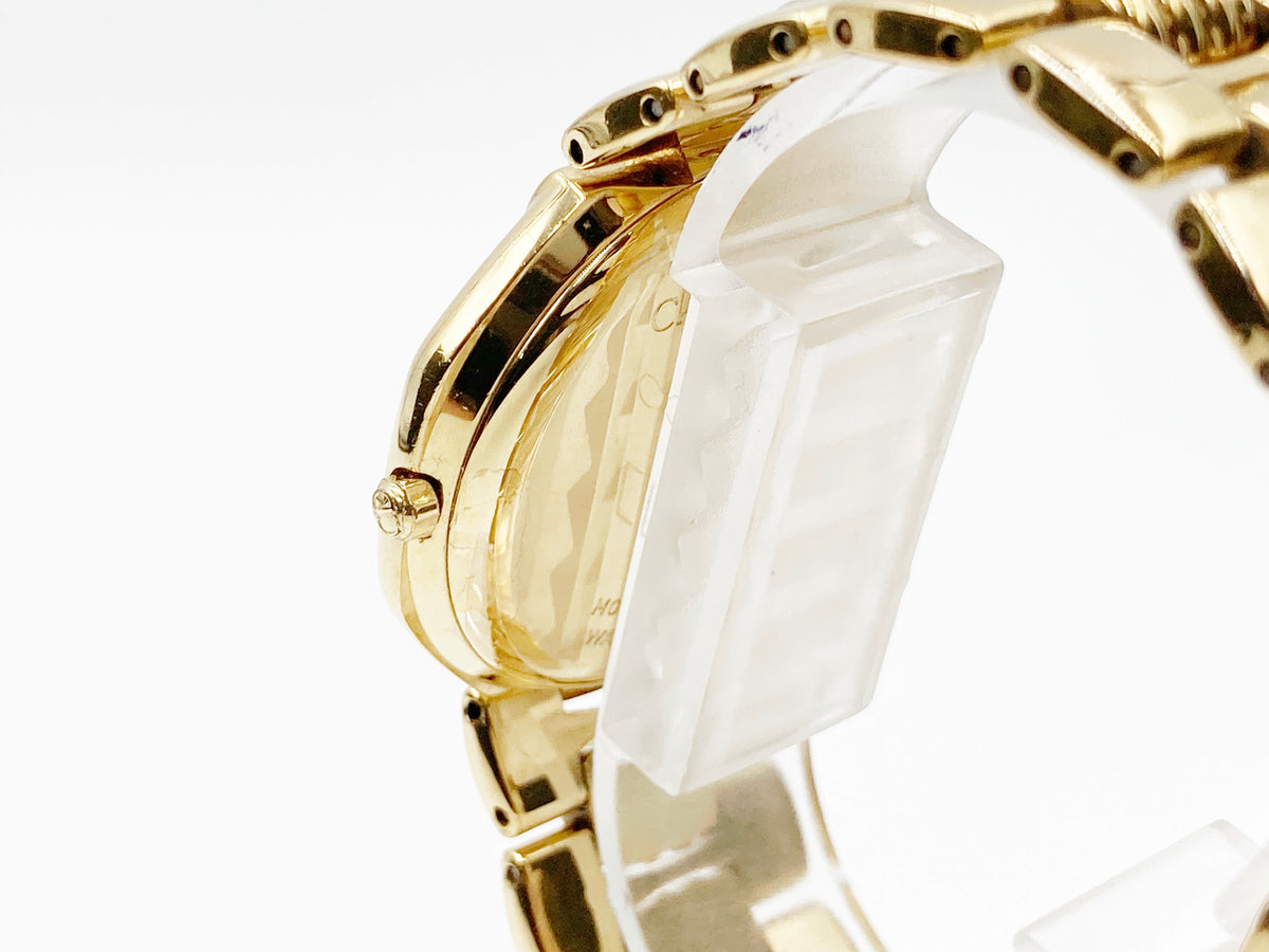 Christian Dior Octagonal Dress Watch 45.154 Quartz — champagne dial