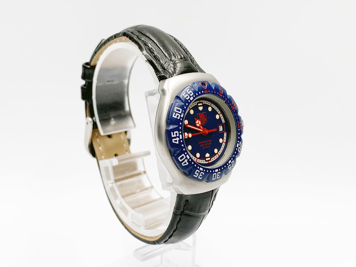 TAG Heuer Professional WA1410 Quartz, ladies — blue dial