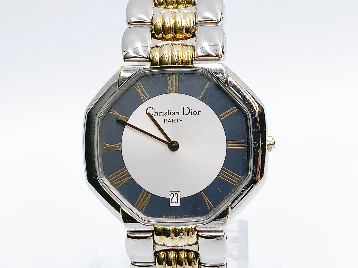 Christian Dior Octagon 45.204 Quartz — black dial