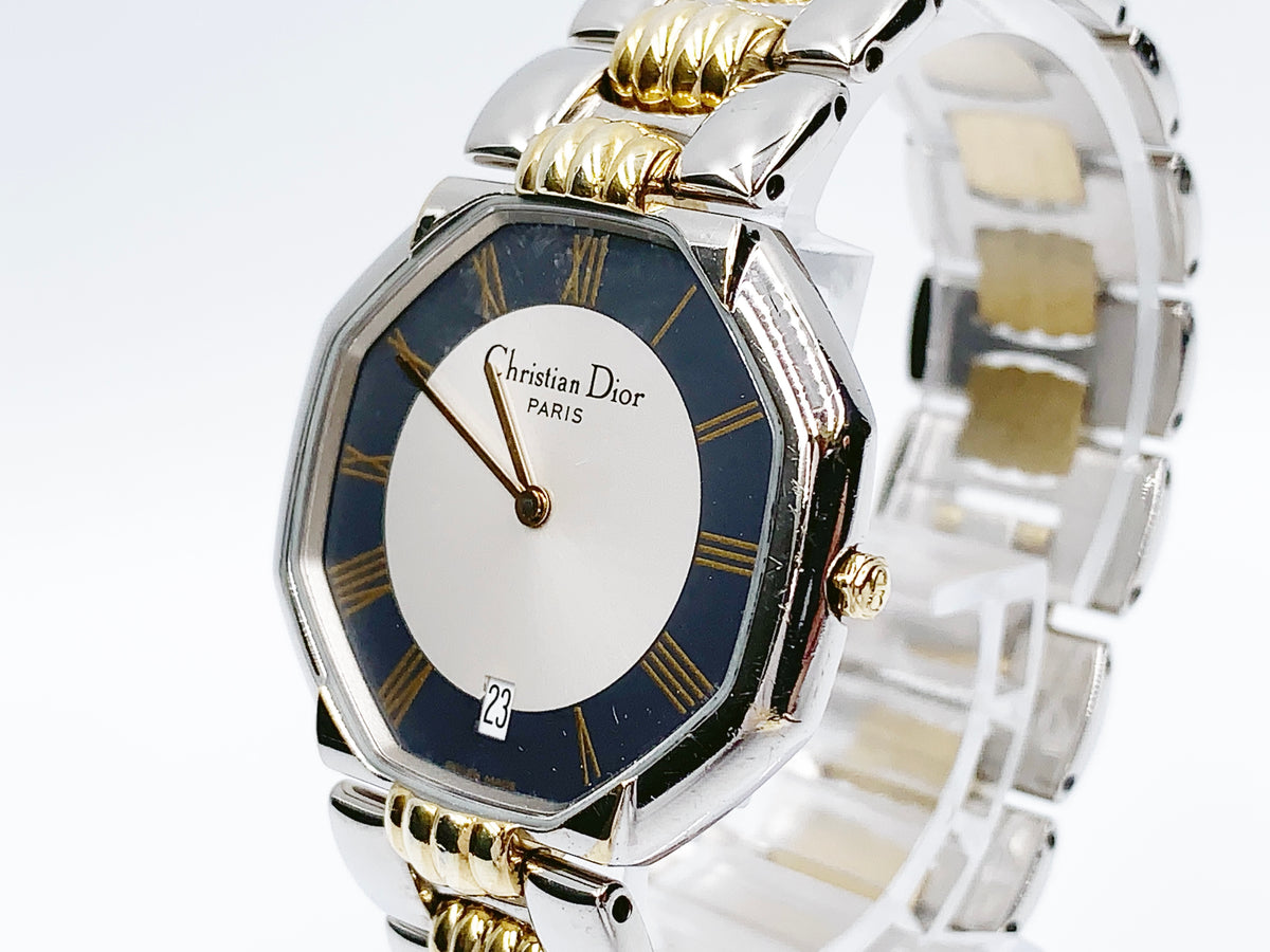 Christian Dior Octagon 45.204 Quartz — black dial