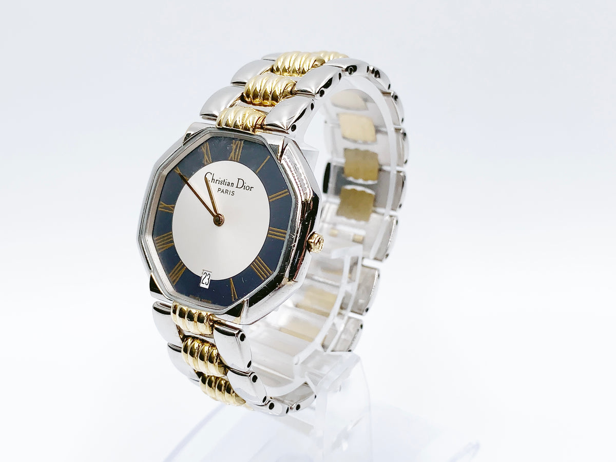Christian Dior Octagon 45.204 Quartz — black dial