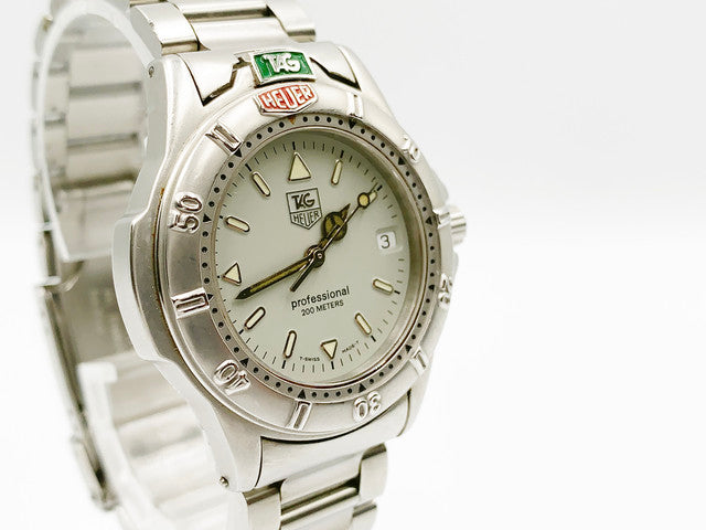 TAG Heuer Professional WF1210-k0 Quartz — white dial