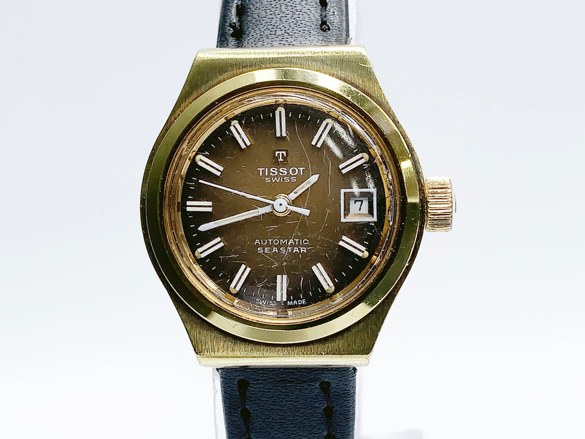 Tissot Seastar Automatic, ladies — brown dial