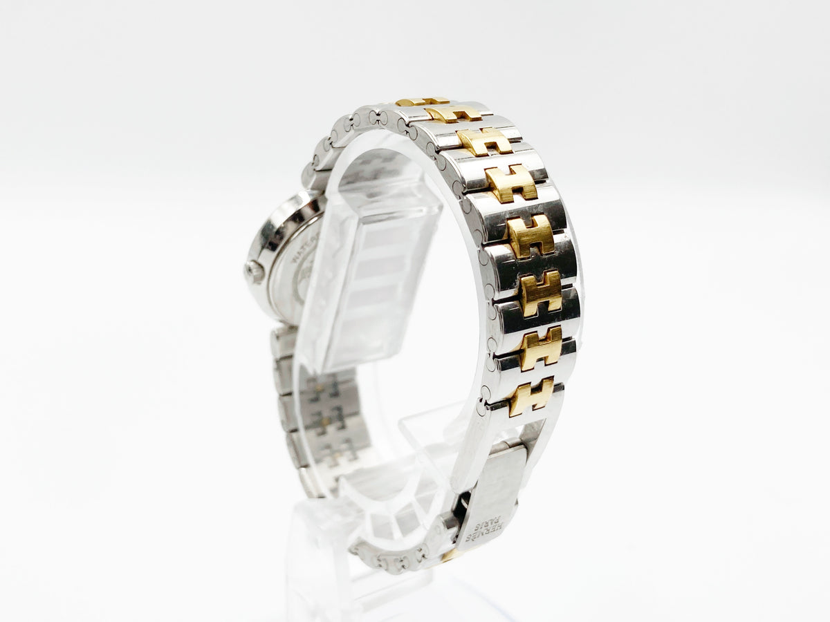 Hermes Sellier Quartz, ladies — white dial