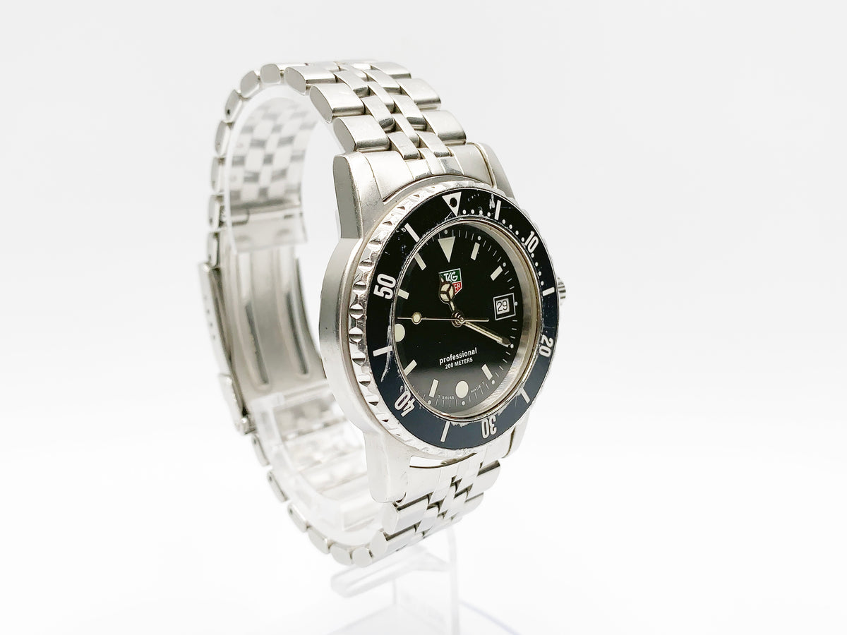 TAG Heuer Professional WD1210-00 Quartz — black dial