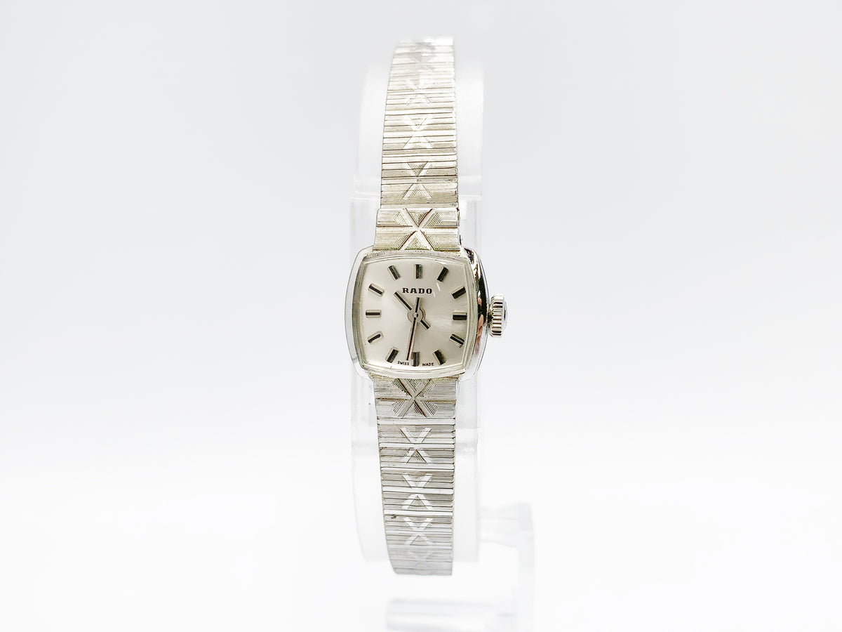 Rado hand-wound, ladies — silver dial
