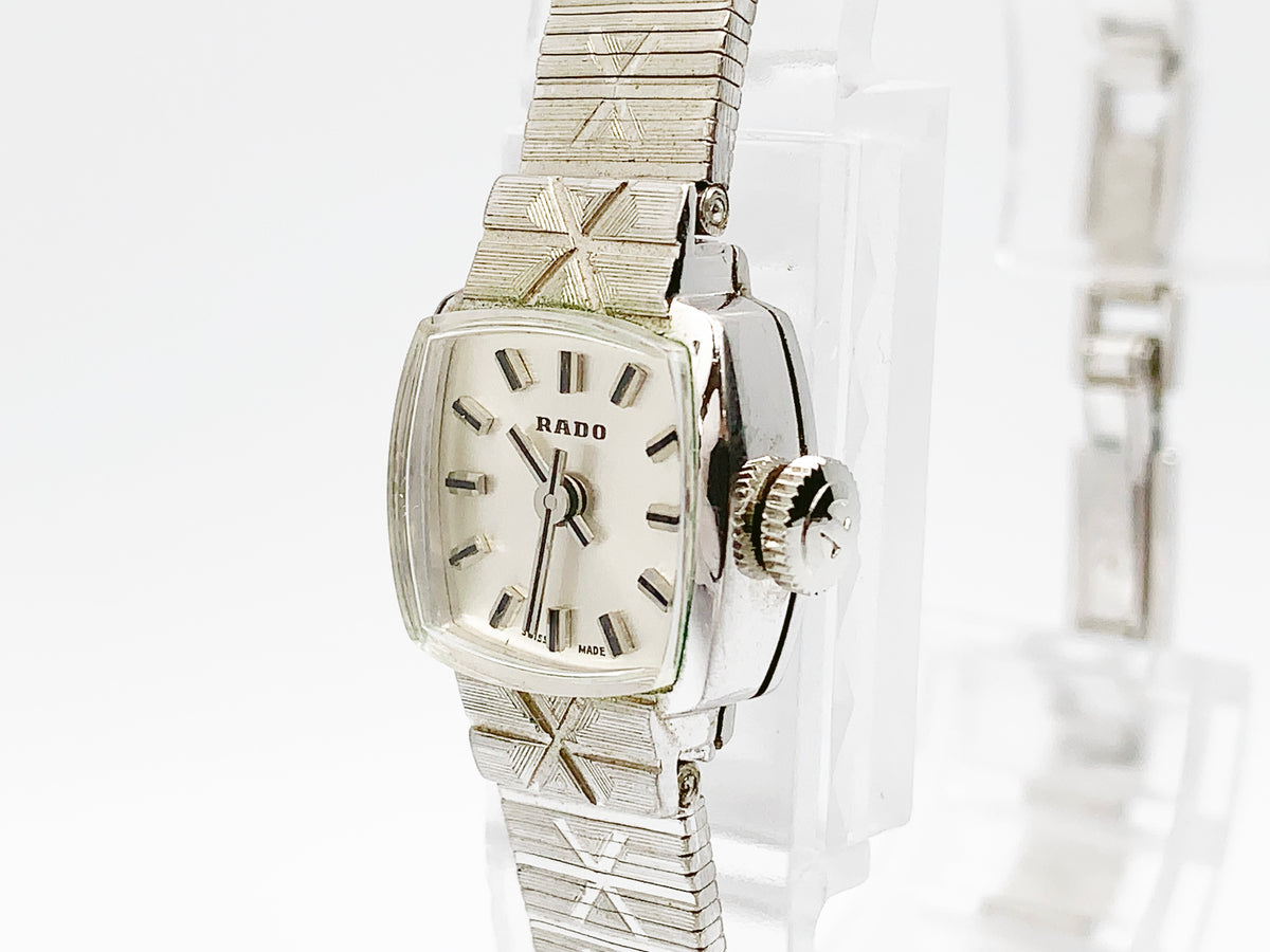 Rado hand-wound, ladies — silver dial