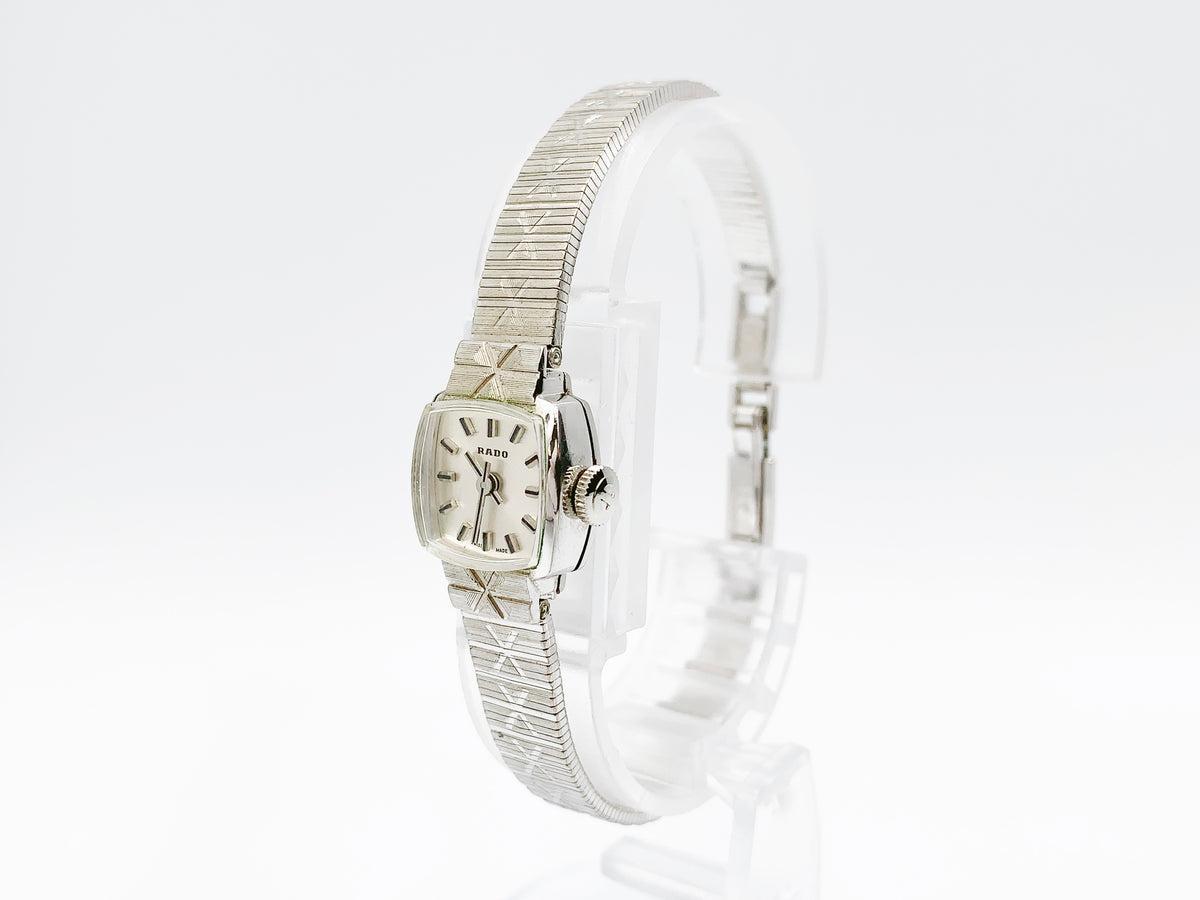 Rado hand-wound, ladies — silver dial