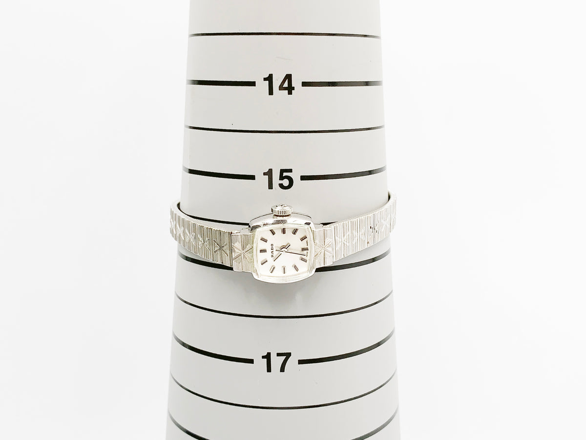 Rado hand-wound, ladies — silver dial