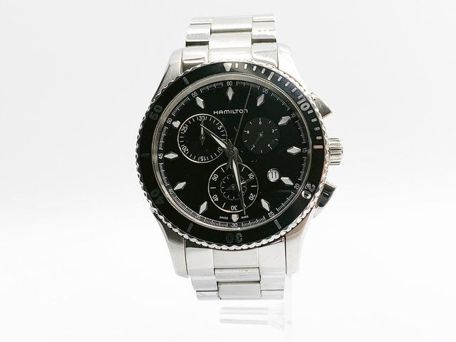 Hamilton Chronograph Date H375121 Quartz — black dial