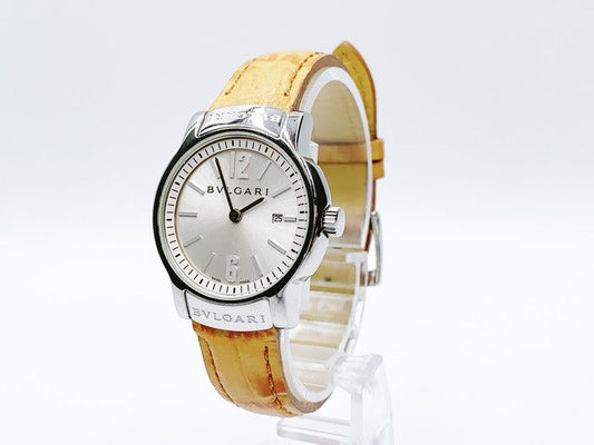 Bvlgari Solotempo ST29S Quartz, ladies — silver dial — photo 2