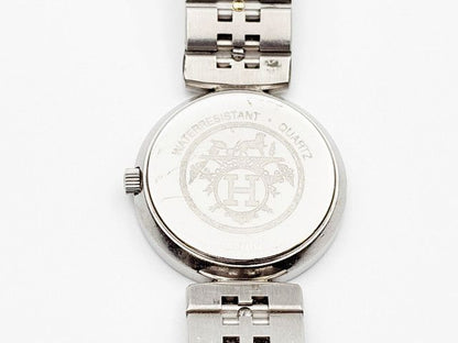 Hermes Sellier two-tone Quartz, ladies — champagne dial — photo 19