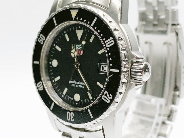 TAG Heuer Professional 200M WD1210.D0 Quartz — black dial — photo 7