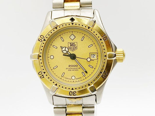 TAG Heuer 2000 Professional 200M 964.008 Quartz, ladies — champagne dial