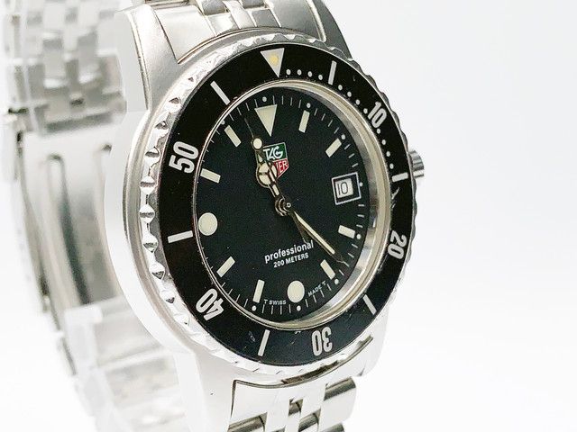 TAG Heuer Professional 200M WD1210.D0 Quartz — black dial — photo 8