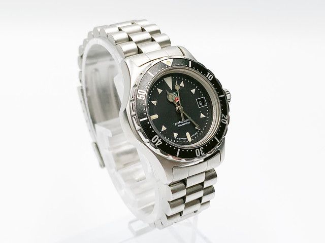 TAG Heuer 2000 Professional 200M 973.008 Quartz, unisex — black dial — photo 4