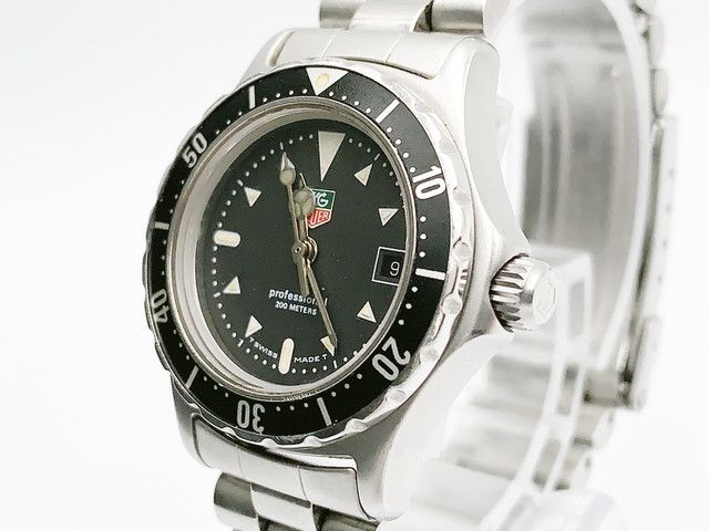 TAG Heuer 2000 Professional 200M 973.008 Quartz, unisex — black dial — photo 7