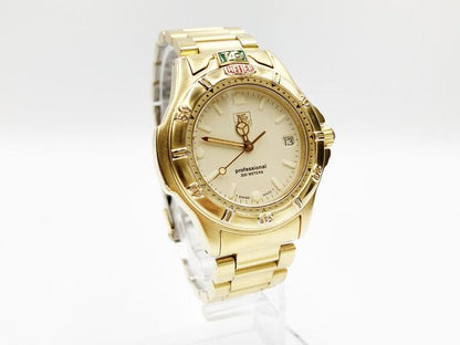TAG Heuer Professional 994.713K Quartz — champagne dial — photo 4