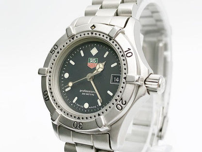 TAG Heuer Professional 962.008F Quartz, ladies — black dial — photo 7