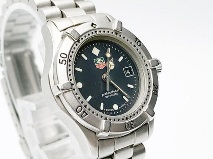 TAG Heuer Professional 962.008F Quartz, ladies — black dial — photo 8