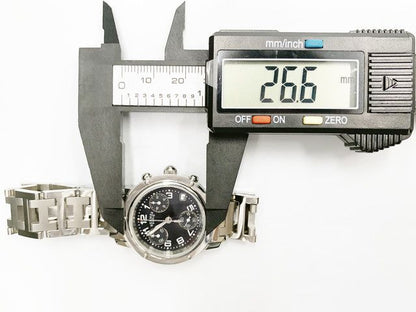 Hermes Clipper Chronograph CL1.310 Quartz, ladies — black dial — photo 20