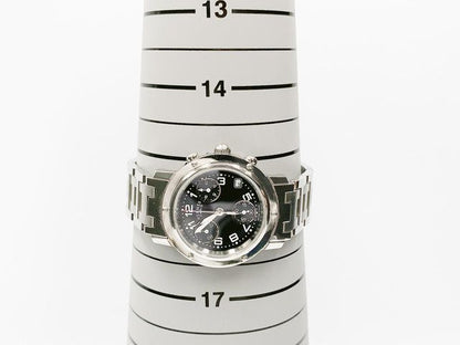 Hermes Clipper Chronograph CL1.310 Quartz, ladies — black dial — photo 18