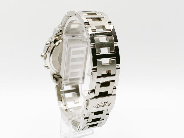 Hermes Clipper Chronograph CL1.310 Quartz, ladies — black dial — photo 14