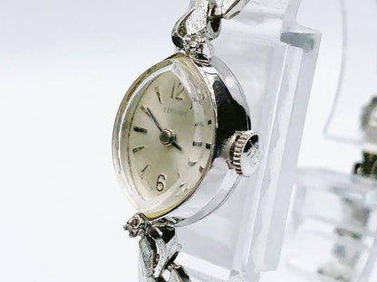 Tissot ladies cocktail watch, hand-wound — silver dial — photo 7